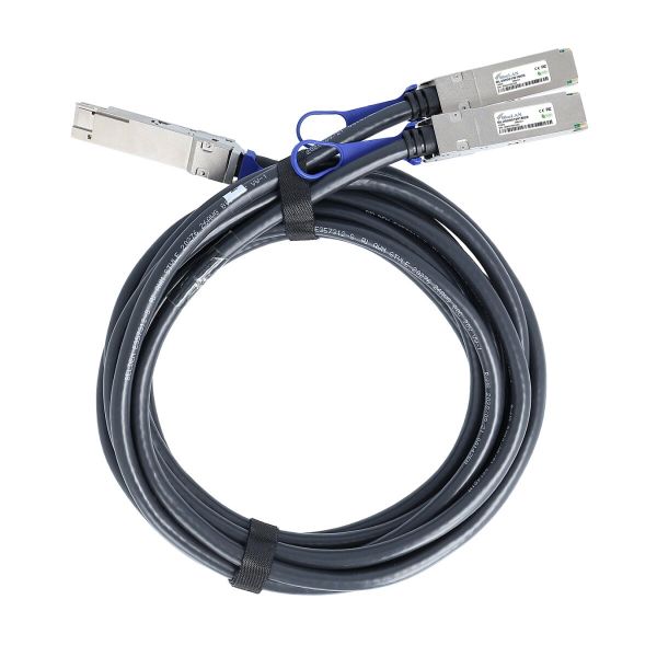 BlueLAN Direct Attach Kabel 200GBASE-CR8 QSFP-DD/2xQSFP56 2 Meter