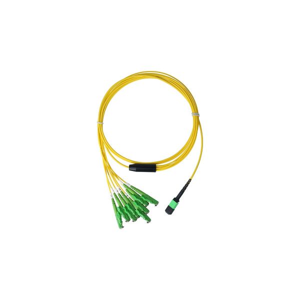 BlueOptics LWL MPO/4xE2000 Breakout Kabel G.657.A1 Singlemode 30 Meter