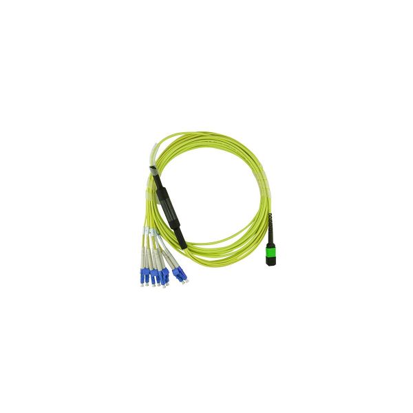 F5 Networks F5-UPG-QSFP4x10LR-3M kompatibles MTP-4xLC Singlemode Patchkabel 3 Meter