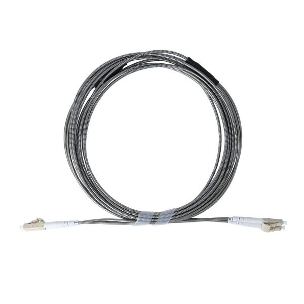 BlueOptics stahlarmiertes Duplex LWL Patchkabel LC-LC Singlemode G.657.A1 20 Meter