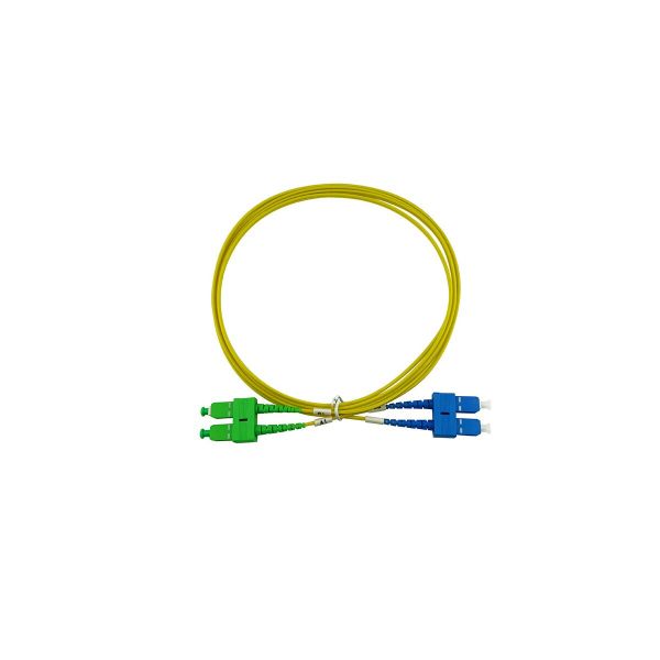 BlueOptics Duplex LWL Patchkabel SC-UPC/SC-APC Singlemode 50 Meter