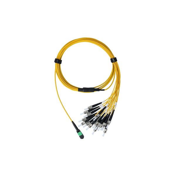 BlueOptics LWL MPO/8xST Duplex Breakout Kabel G.657.A1 Singlemode 5 Meter