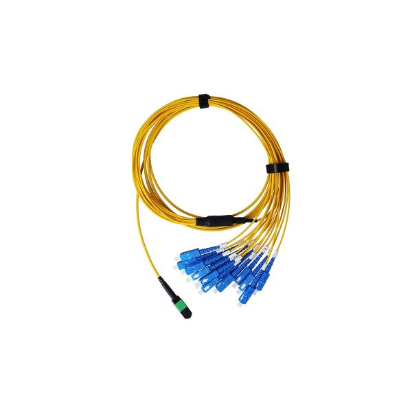 BlueOptics LWL MPO/8xSC Duplex Breakout Kabel G.657.A1 Singlemode 15 Meter