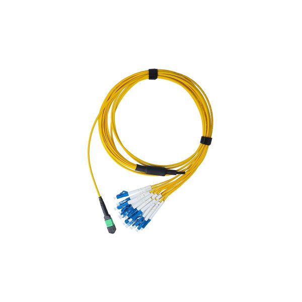 BlueOptics LWL MTP/8xLC Duplex Breakout Kabel G.657.A1 Singlemode 2 Meter