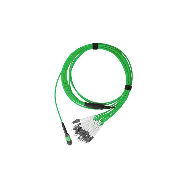 BlueOptics LWL MTP/8xLC Duplex Breakout Kabel OM5 3 Meter