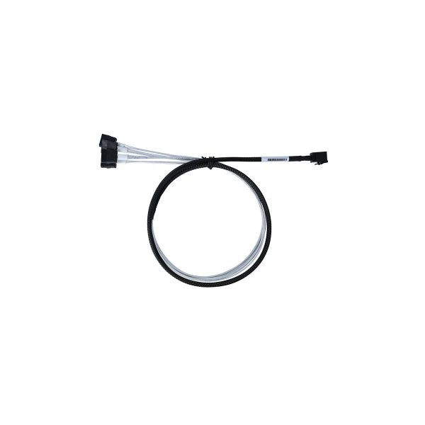 BlueLAN internes MiniSAS Hybrid Kabel SFF-8643/4x SATA 1 Meter