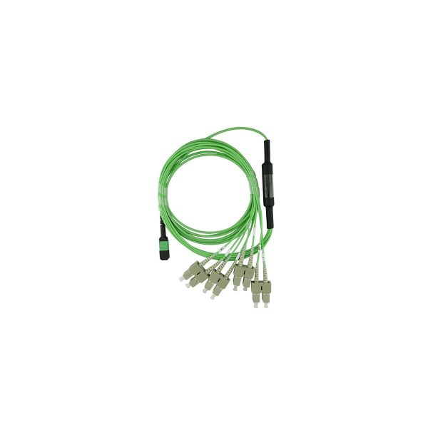 BlueOptics LWL MPO/4xSC Breakout Kabel OM5